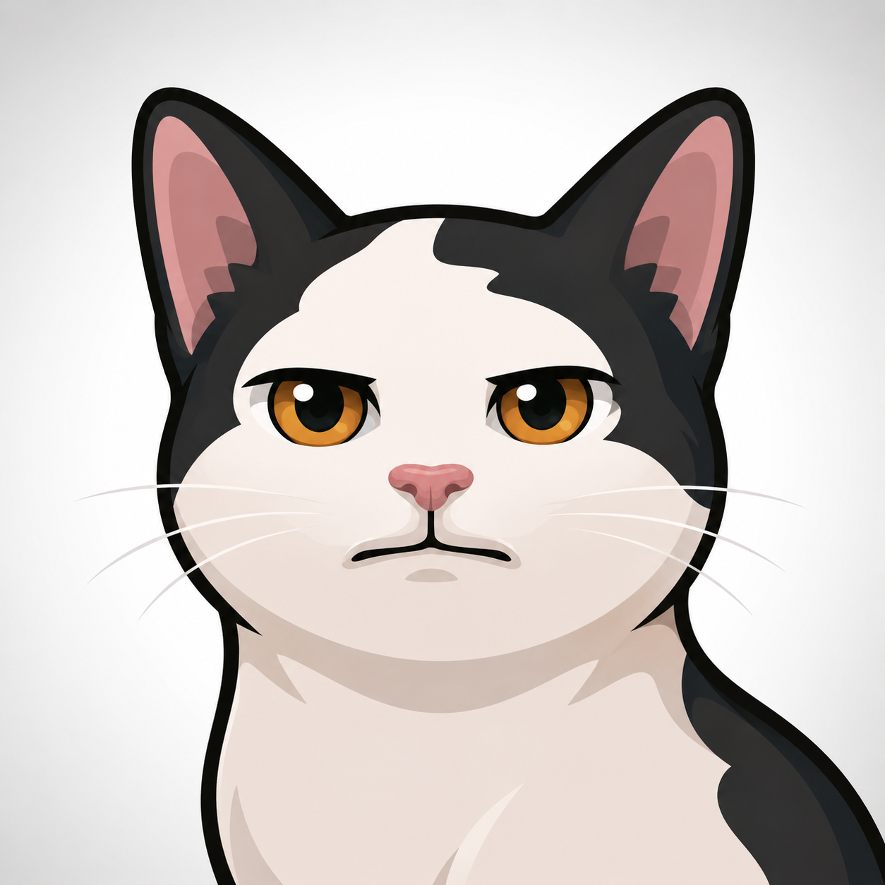 Gatinho Pobre, o gato mascote do app